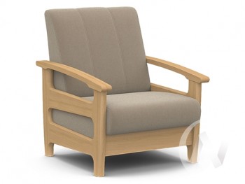 Кресло для отдыха Омега (бук лак/CATANIA LATTE) в Прокудском - prokudskoe.mebel54.com | фото
