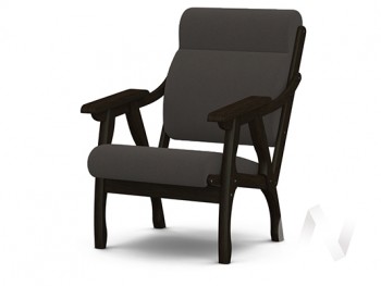 Кресло Вега-10 (венге лак/ULTRA GRAFIT) в Прокудском - prokudskoe.mebel54.com | фото