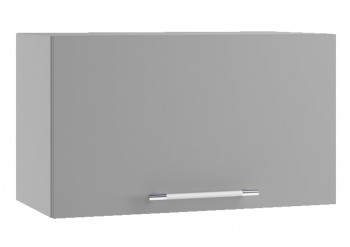 Норд ШВГ 600 Шкаф верхний горизонтальный (Софт смок/корпус Белый) в Прокудском - prokudskoe.mebel54.com | фото