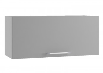 Ройс ПГ 800 Шкаф верхний горизонтальный (Графит софт/корпус Серый) в Прокудском - prokudskoe.mebel54.com | фото